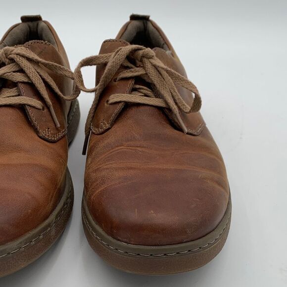 Clarks Unstructured Un.Map Lace Leather Oxfords | Men’s 9.5M | Brown main image 6